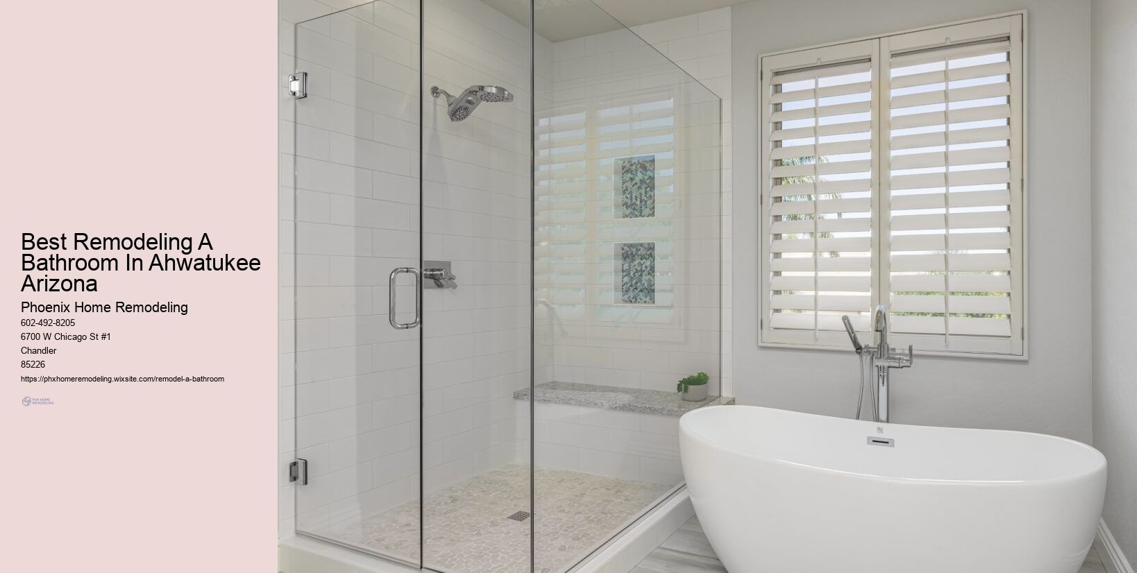 Best Remodeling A Bathroom In Ahwatukee Arizona