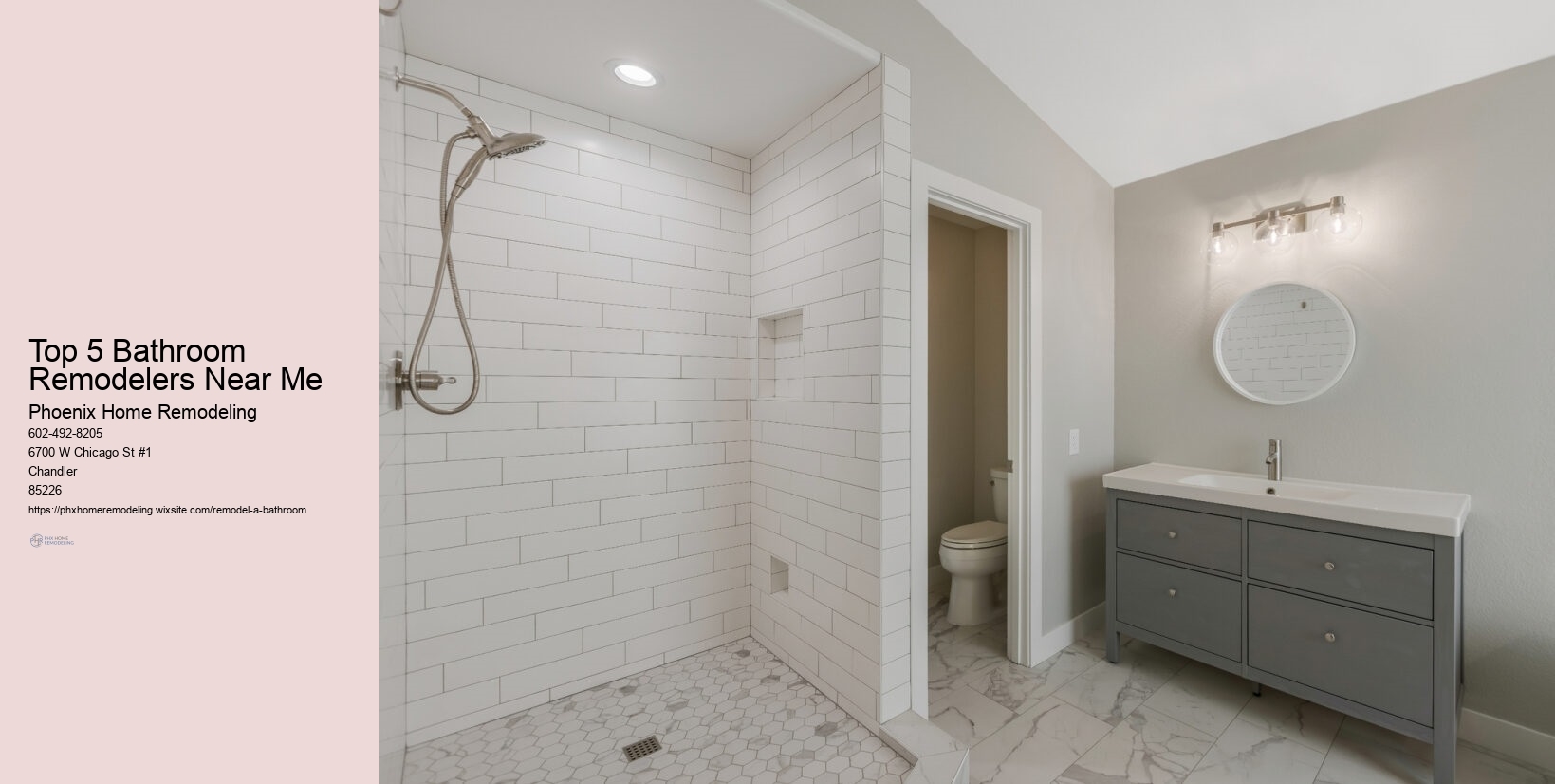 Top 5 Bathroom Remodelers Near Me