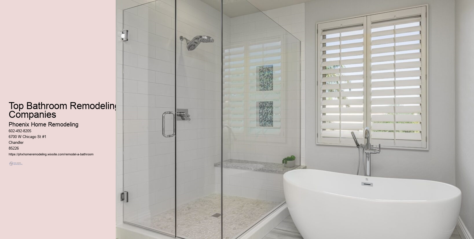 Top Bathroom Remodeling Companies